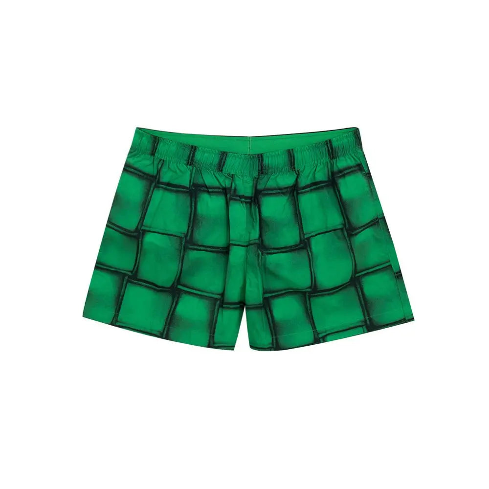 Bottega Veneta Green Polyamide Swim Shorts Bottega Veneta