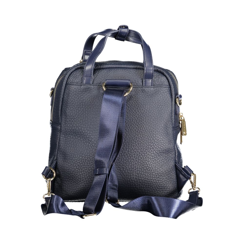 Mario Valentino Blue Polyurethane Women's Backpack Mario Valentino