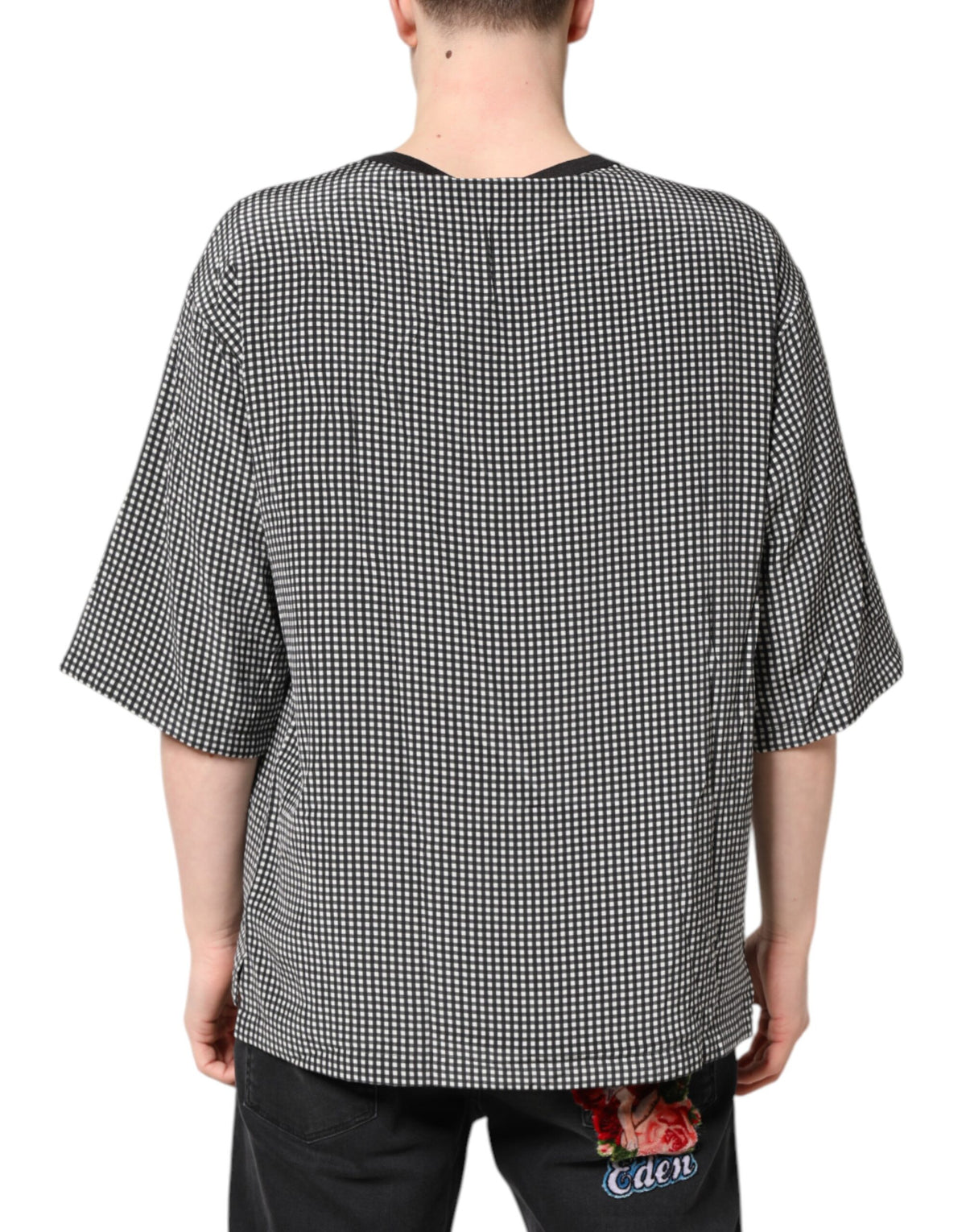 Dolce & Gabbana Black Graphic Print Short Sleeve T-shirt