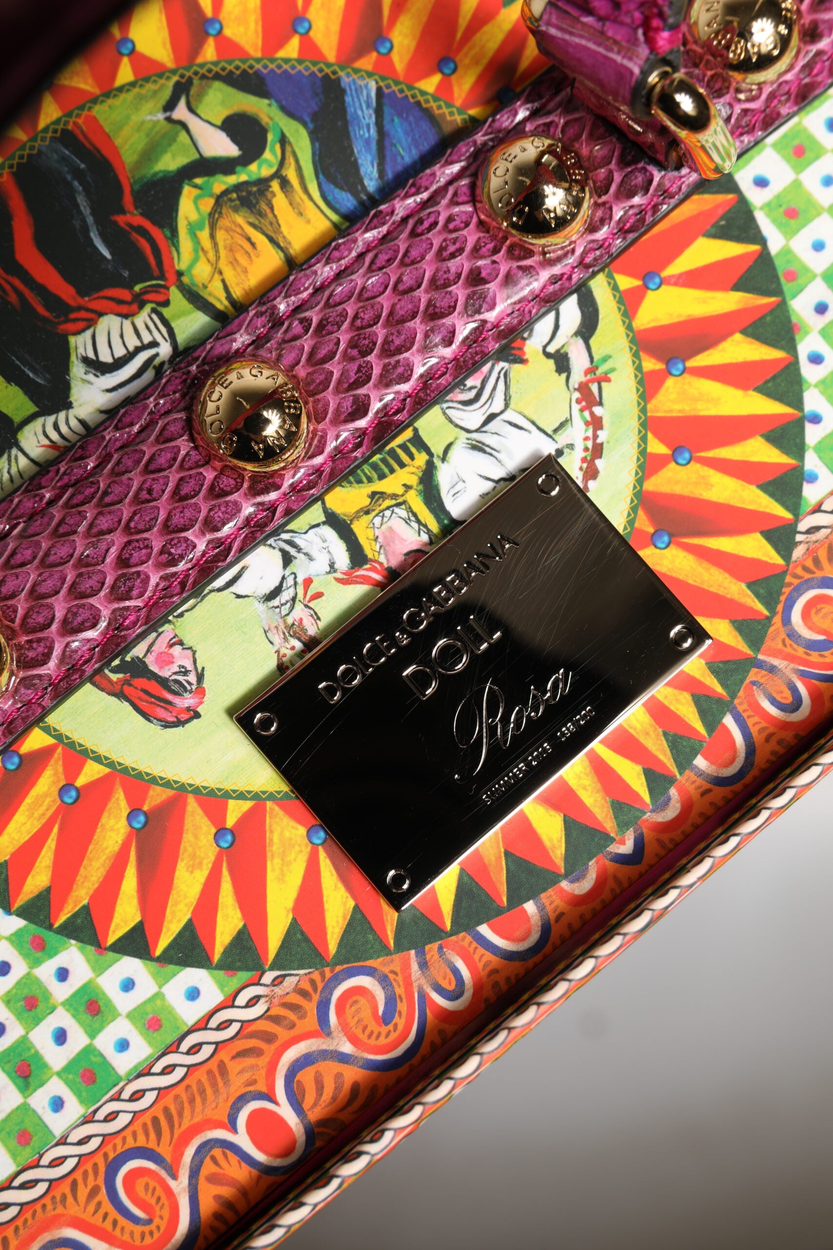 Dolce & Gabbana Black Dress Ceramic Porcelain Fashion Leather Sicily Dolls Dolce & Gabbana