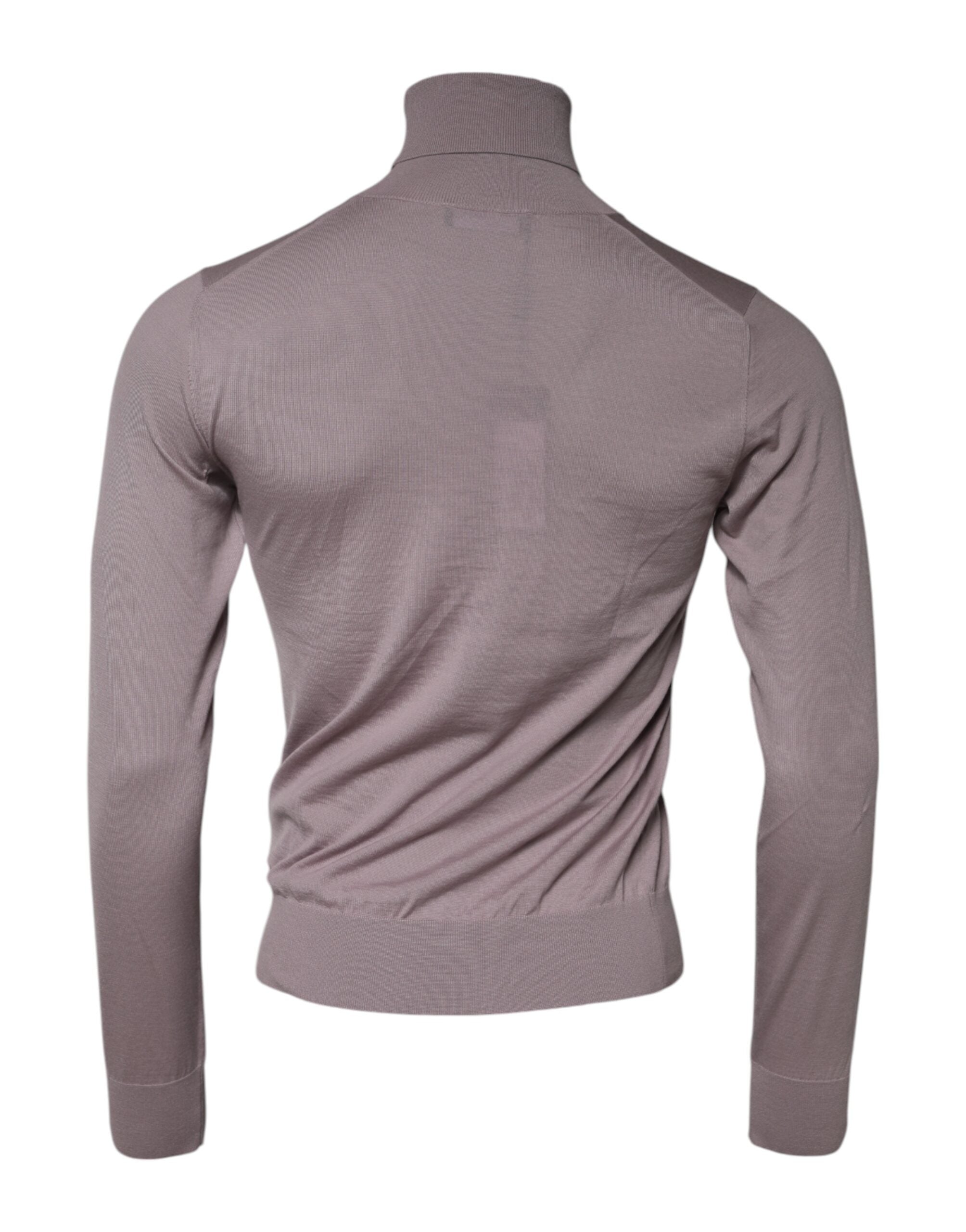 Dolce & Gabbana Brown Cashmere Knitted Men Pullover Sweater Dolce & Gabbana