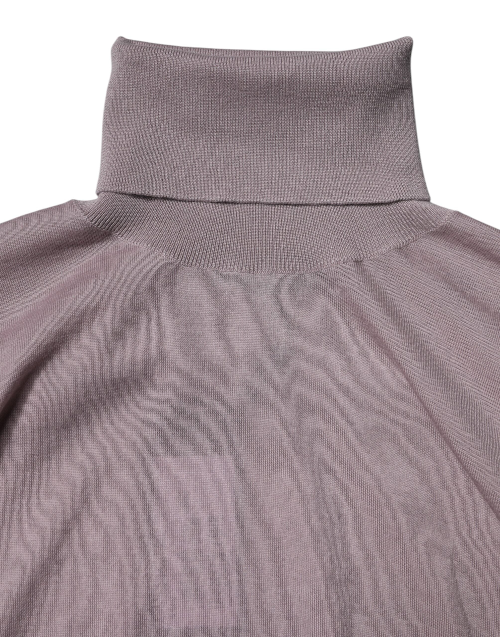 Dolce & Gabbana Brown Cashmere Knitted Men Pullover Sweater Dolce & Gabbana