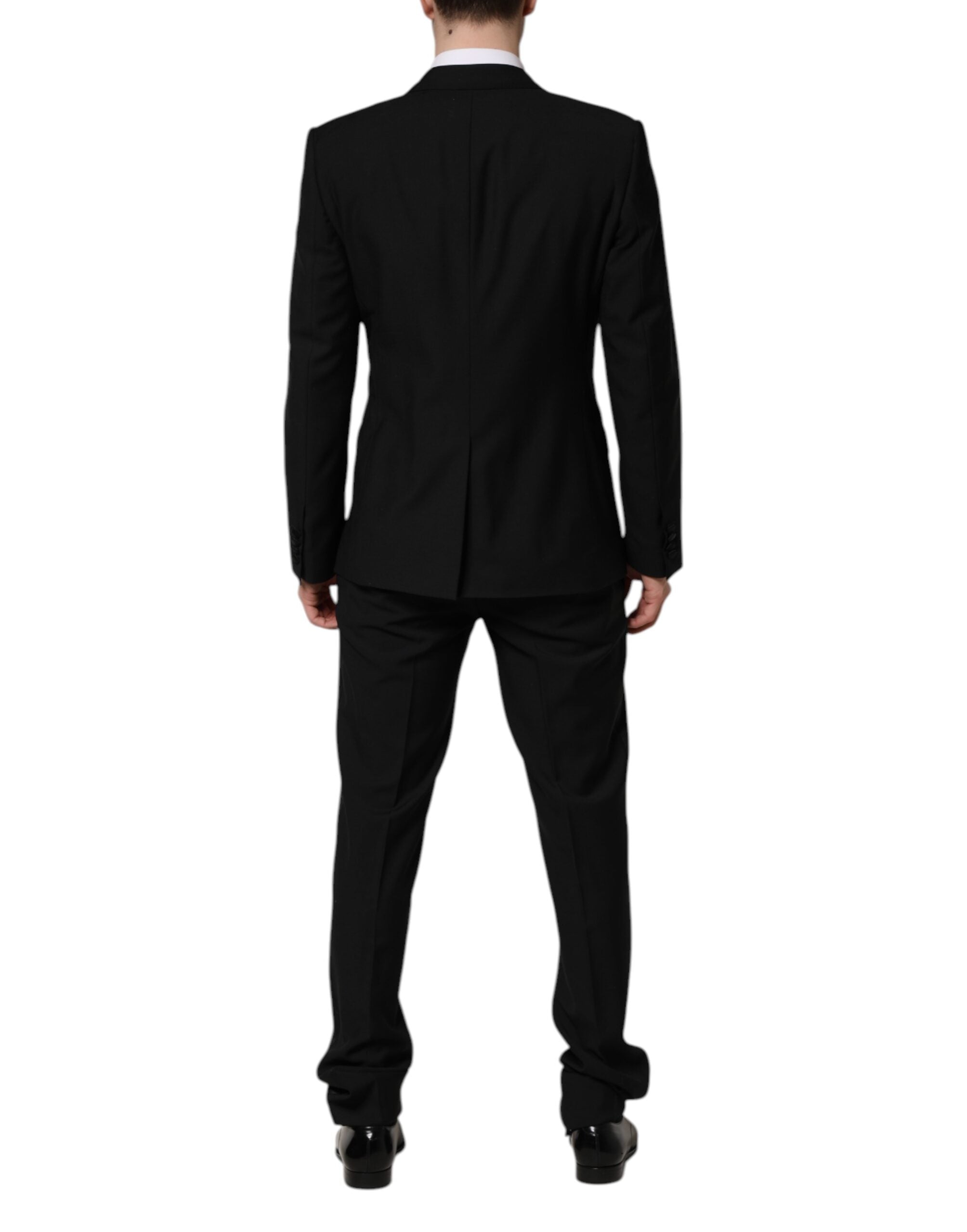 Dolce & Gabbana Black MARTINI Crystal Embellished 3 Pc Suit Dolce & Gabbana