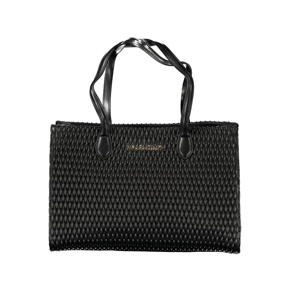 Mario Valentino Black Polyurethane Women Shoulder Bag Mario Valentino