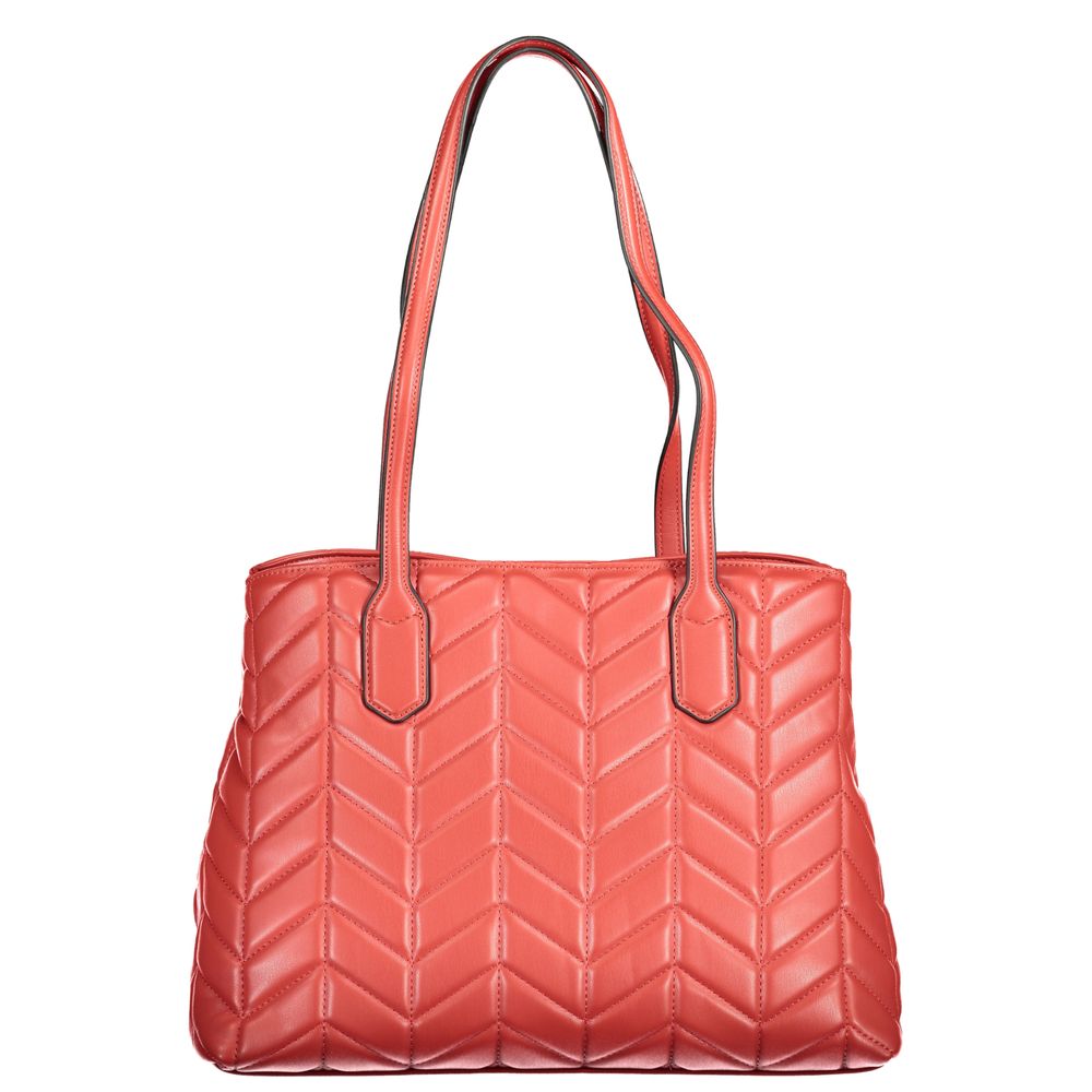 Mario Valentino Rosso Polyurethane Women Bag Mario Valentino