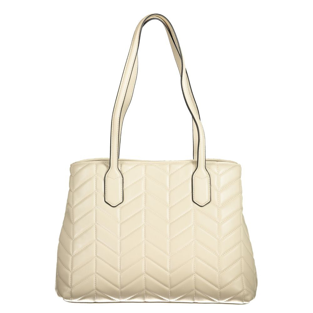 Mario Valentino Beige Polyurethane Women's Bag Mario Valentino