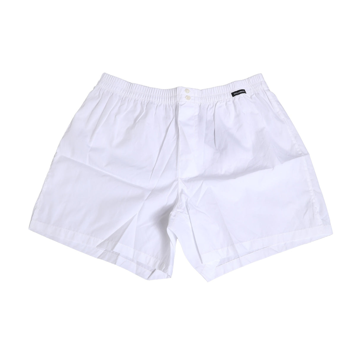Dolce & Gabbana White Cotton Regular Boxer Shorts Underwear