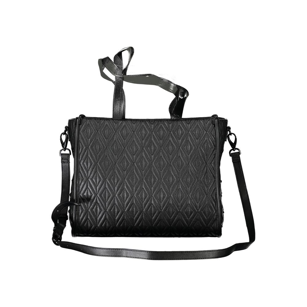 Mario Valentino Black Polyurethane Women Handbag Mario Valentino