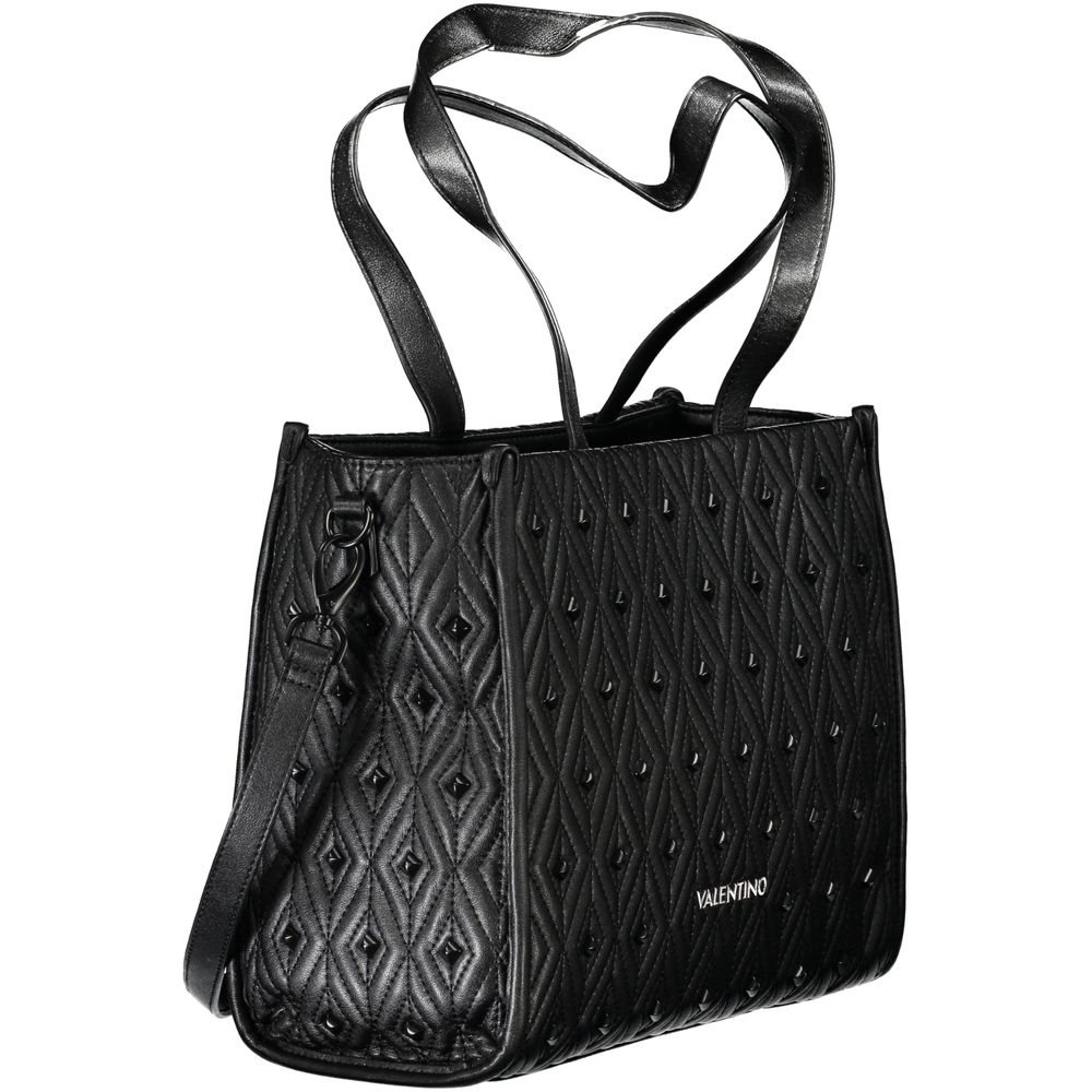 Mario Valentino Black Polyurethane Women Handbag Mario Valentino