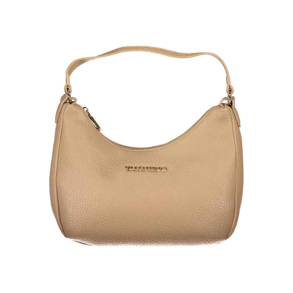 Mario Valentino Beige Polyurethane Women Shoulder Bag Mario Valentino