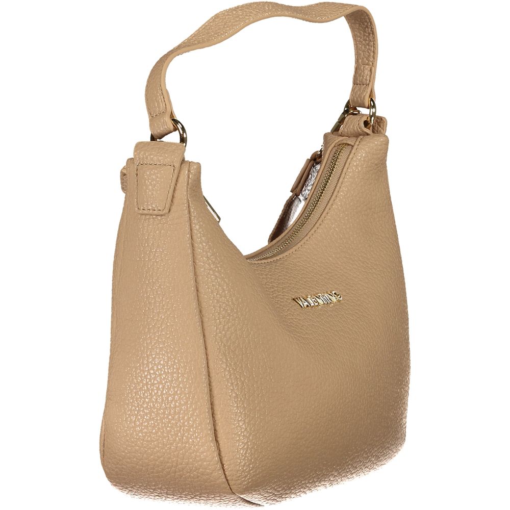 Mario Valentino Beige Polyurethane Women Shoulder Bag Mario Valentino