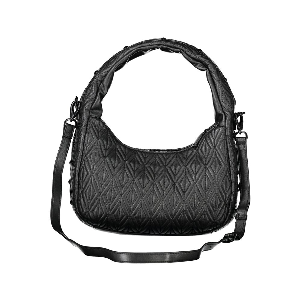 Mario Valentino Nero Polyurethane Women Shoulder Bag Mario Valentino
