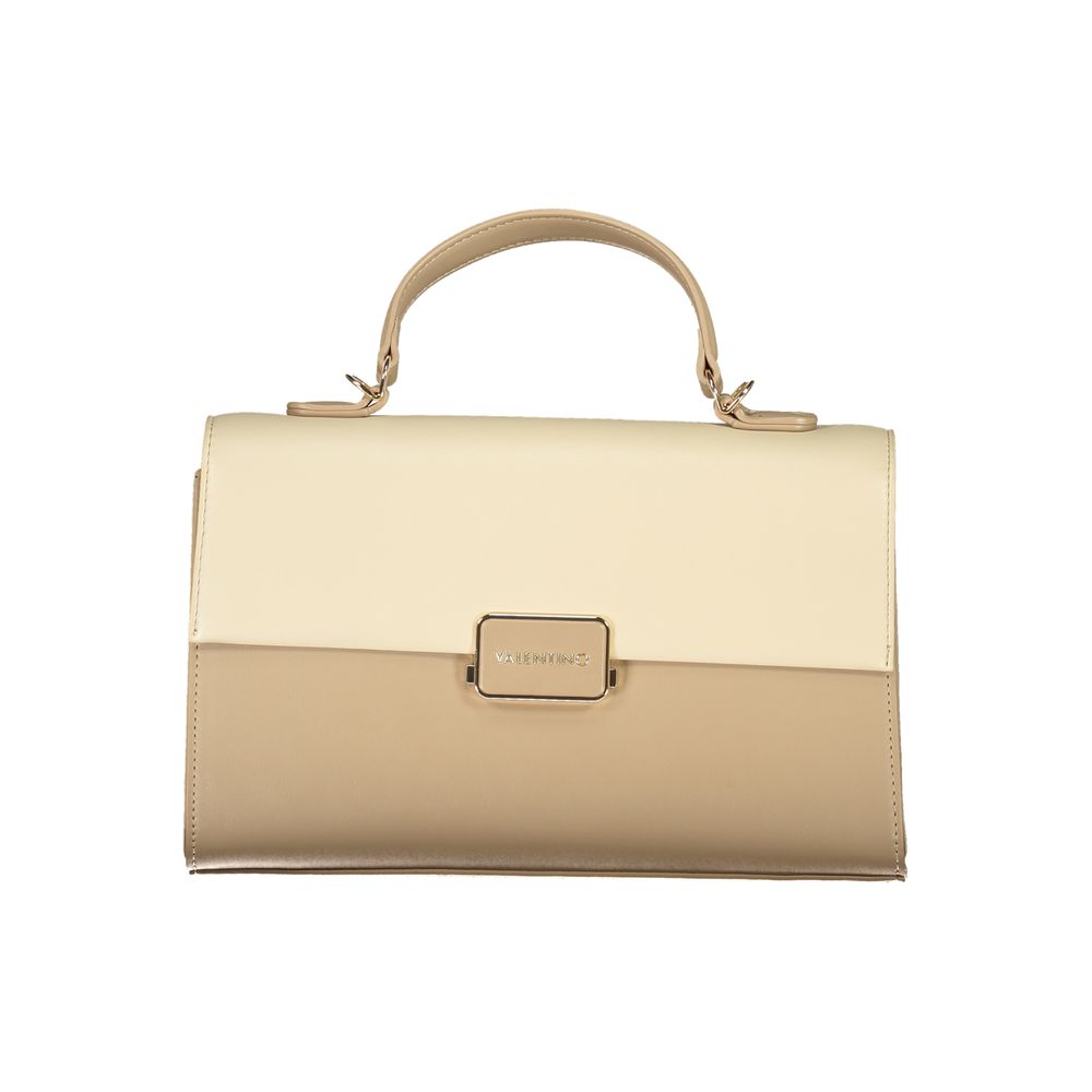 Mario Valentino Beige Polyurethane Women Handbag Mario Valentino