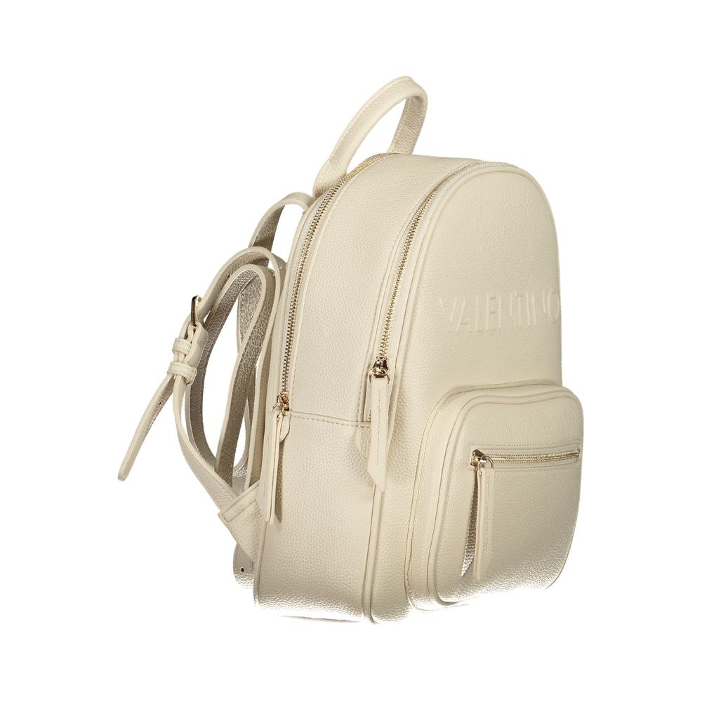 Mario Valentino Beige Poliuretano Women's Backpack Mario Valentino