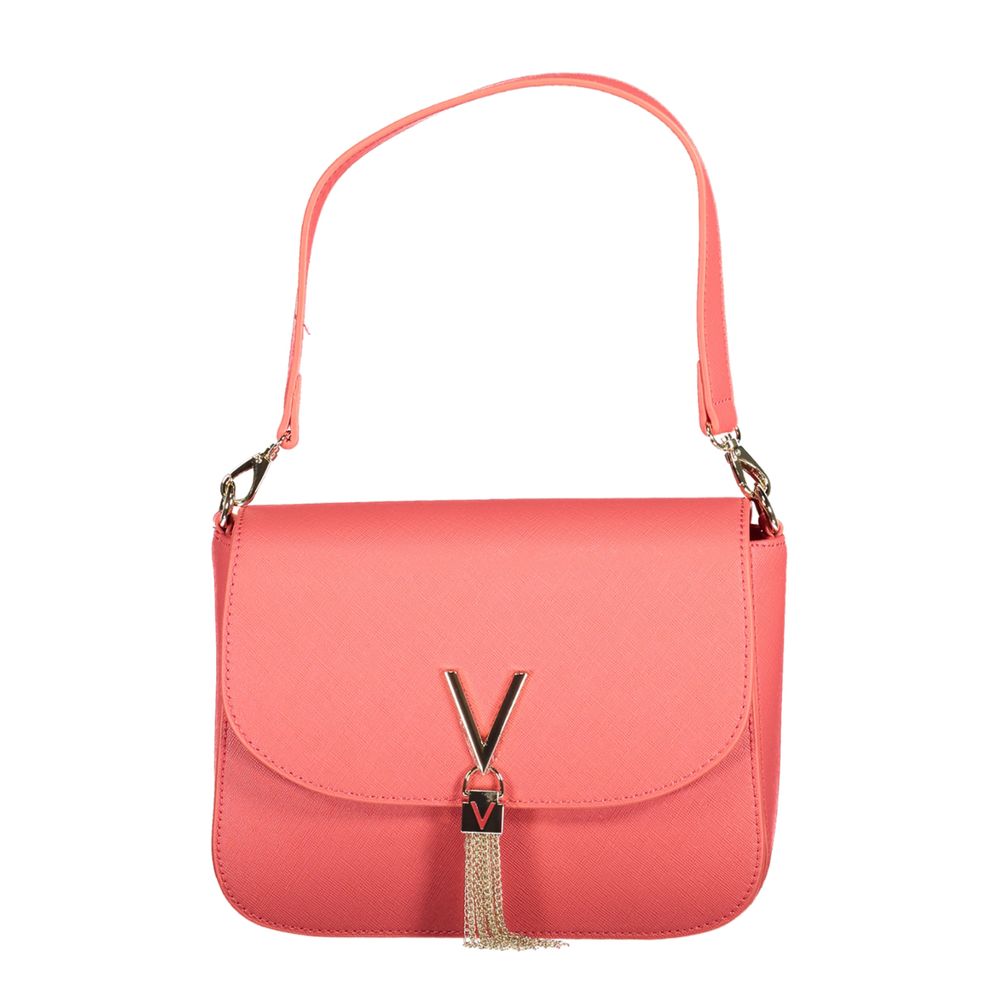 Mario Valentino Rosa Poliuretano Womens Bag with Removable Handles and Pockets Mario Valentino