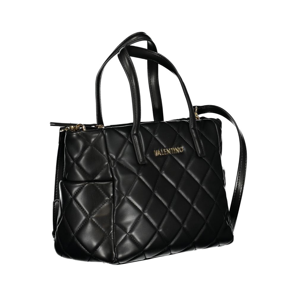 Mario Valentino Black Polyurethane Women's Bag Mario Valentino