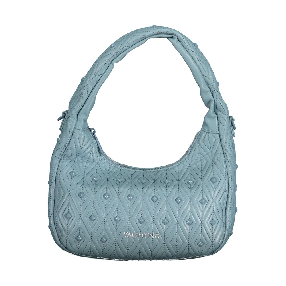 Mario Valentino Blue Polyurethane Women Shoulder Bag Mario Valentino