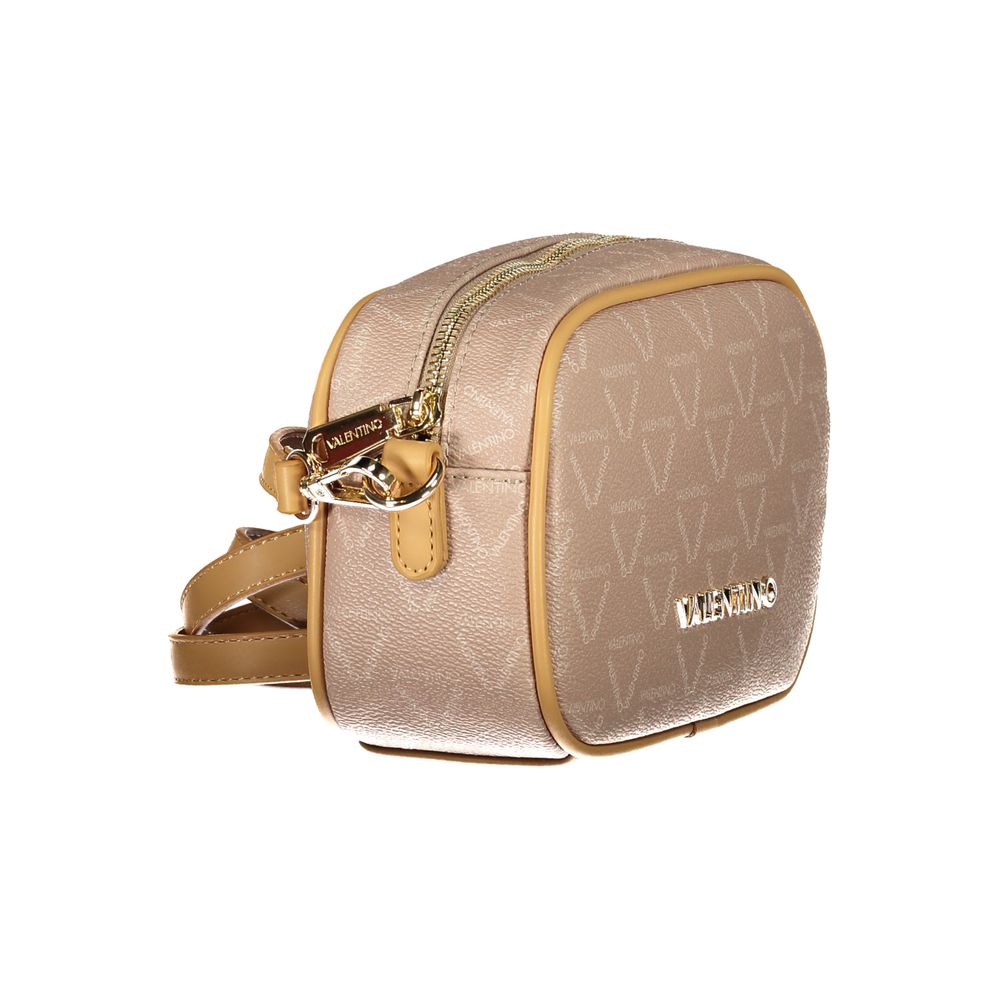 Mario Valentino Beige Polyurethane Women Shoulder Bag Mario Valentino