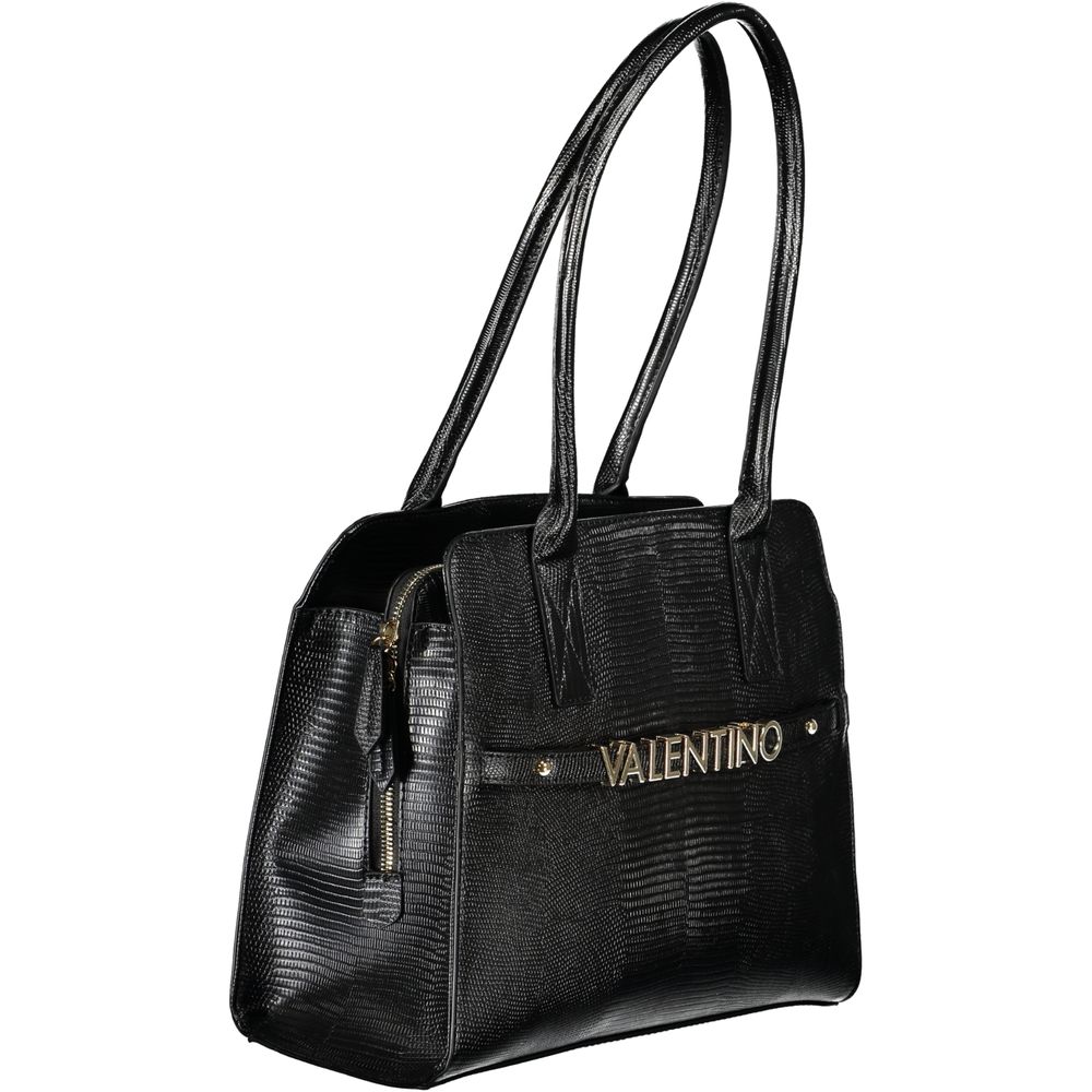 Mario Valentino Black Polyurethane Women's Bag Mario Valentino