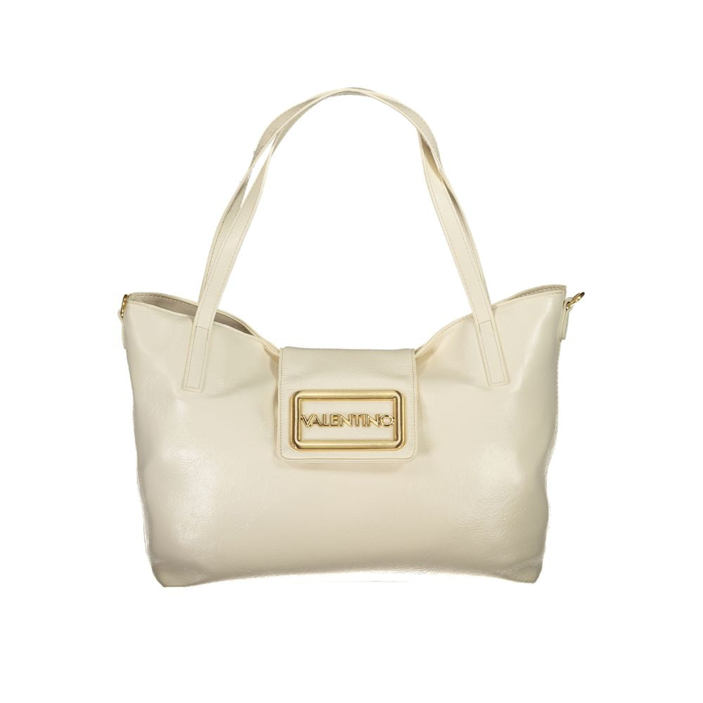 Mario Valentino Beige Polyurethane Women Handbag Mario Valentino
