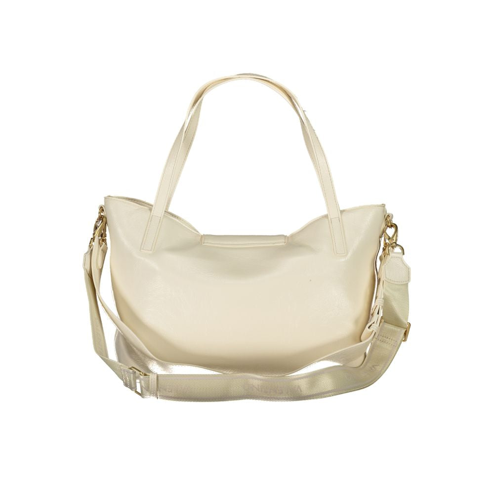 Mario Valentino Beige Polyurethane Women Handbag Mario Valentino