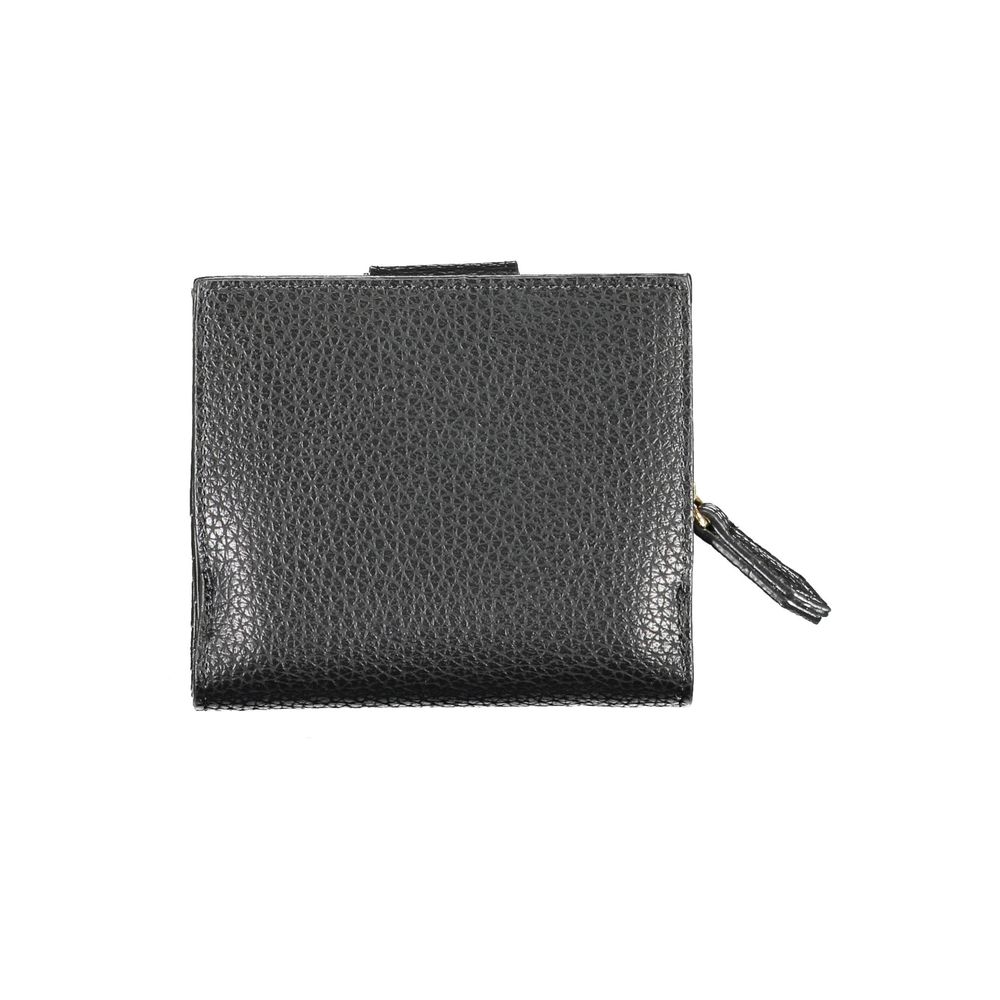 Mario Valentino Black Polyurethane Women's Wallet Mario Valentino