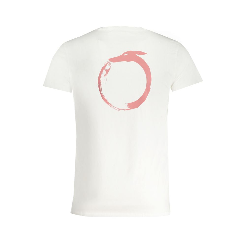 Trussardi White Cotton Men T-Shirt Trussardi