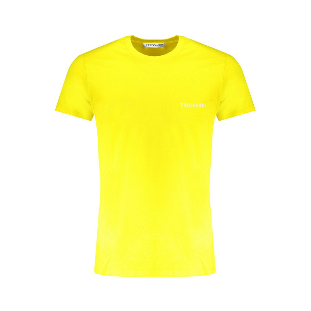 Trussardi Yellow Cotton Men's T-Shirt Trussardi