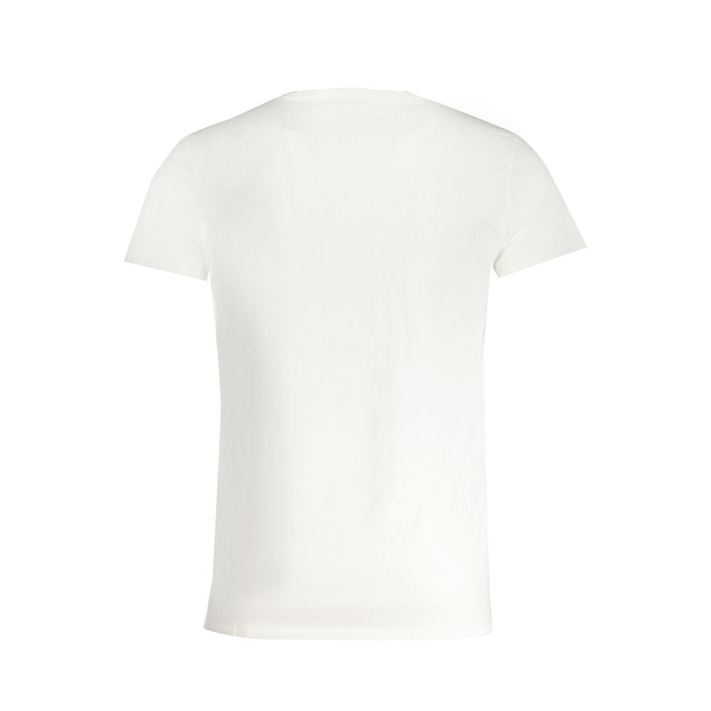 Trussardi White Cotton Men's T-Shirt Trussardi