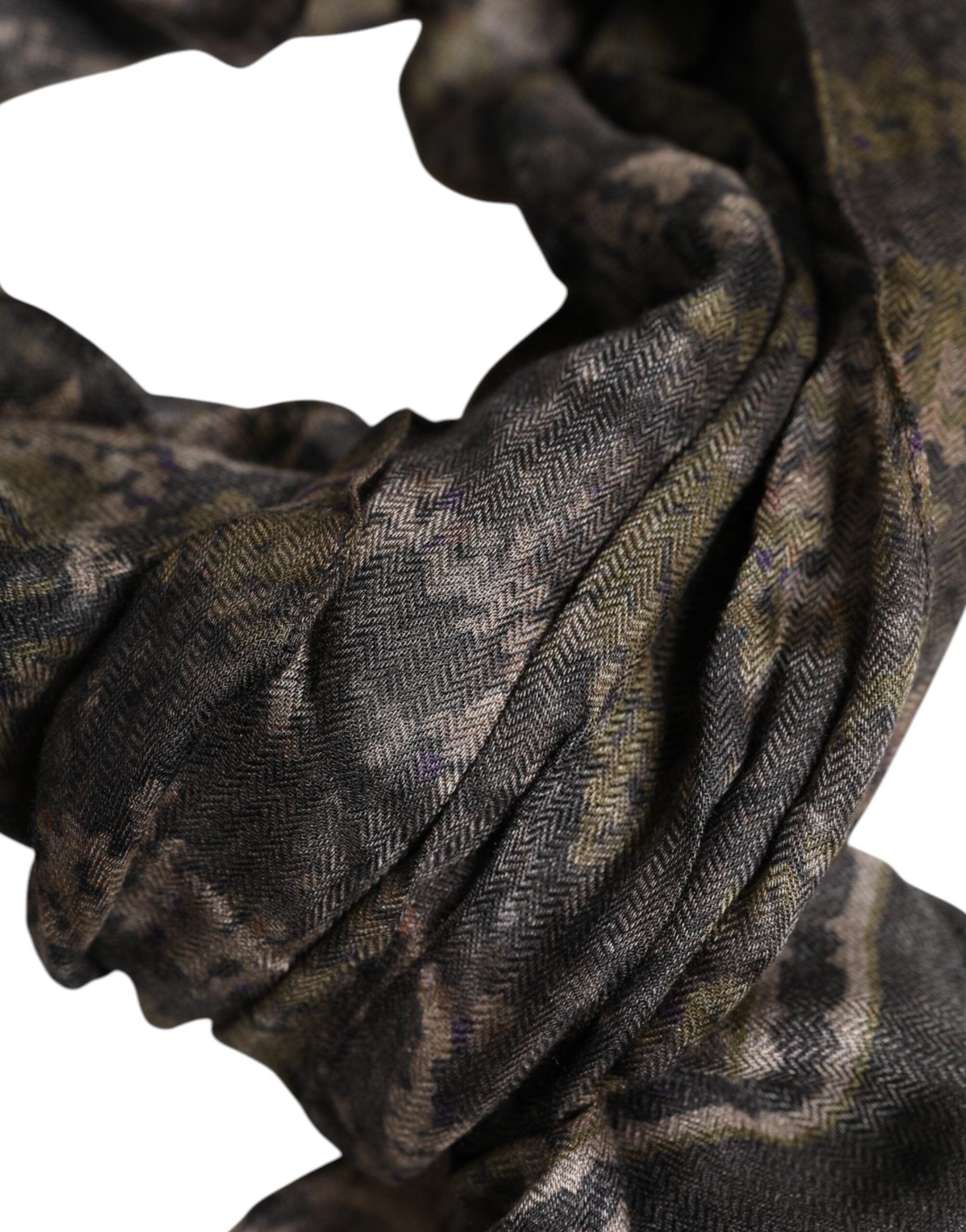 Dolce & Gabbana Camouflage Neck Warmer Wrap Foulard Scarf Dolce & Gabbana