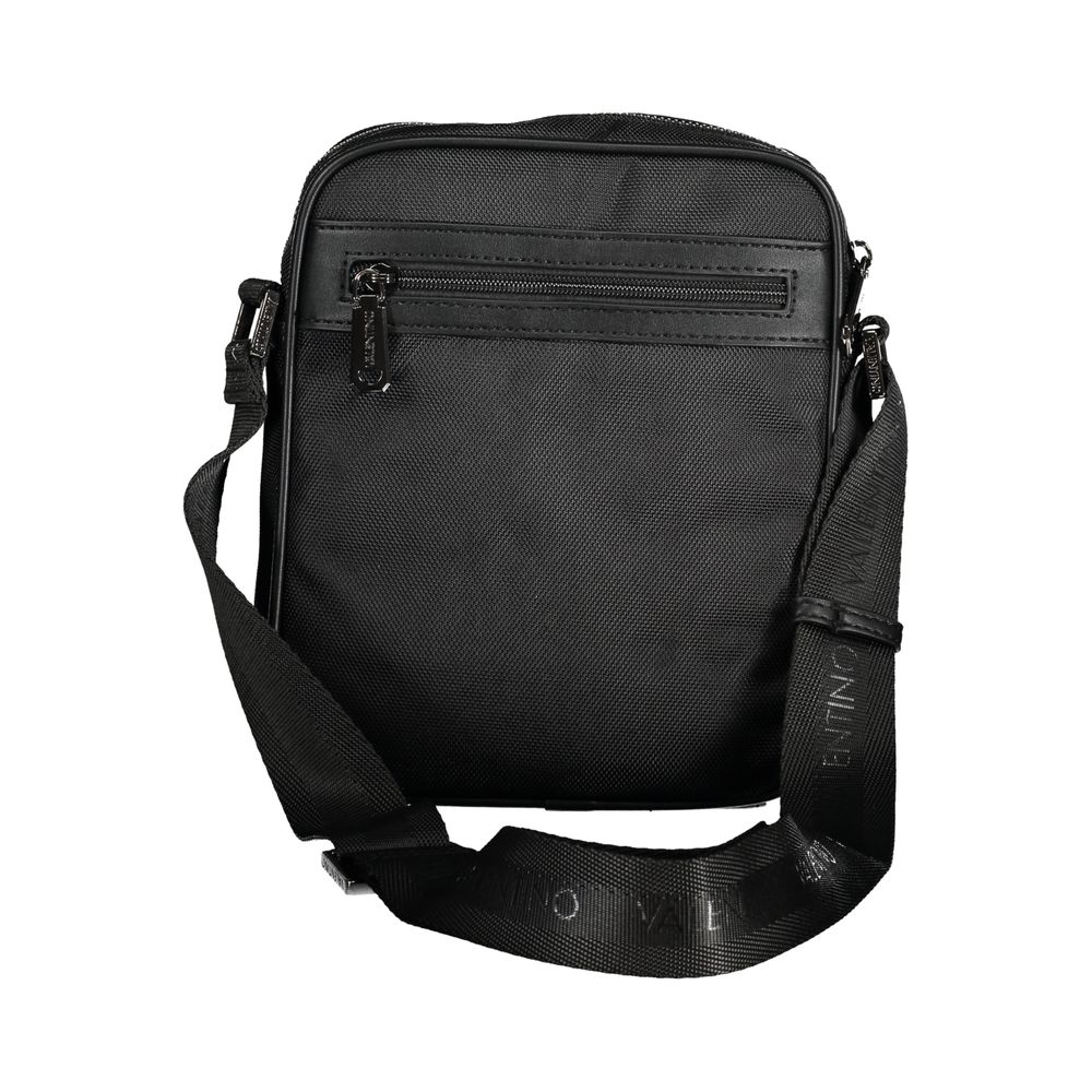 Mario Valentino Black Fabric Men's Shoulder Bag Mario Valentino