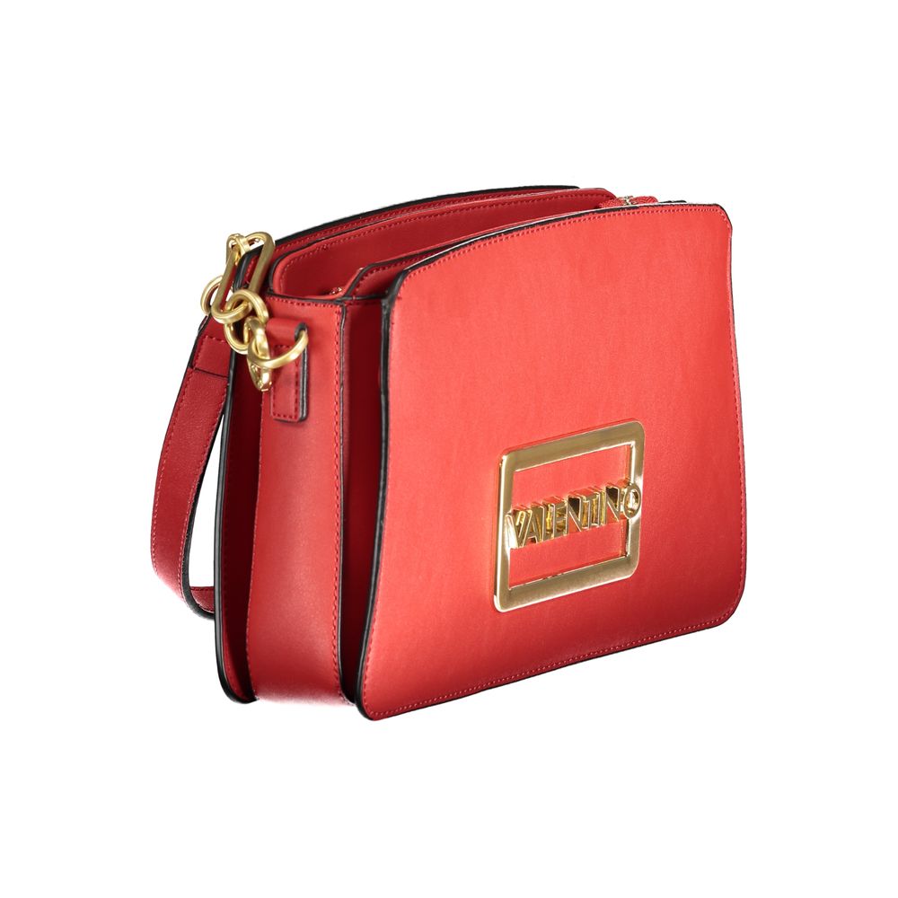 Valentino Rosso Poliuretano Women's Bag with Adjustable Shoulder Strap Valentino