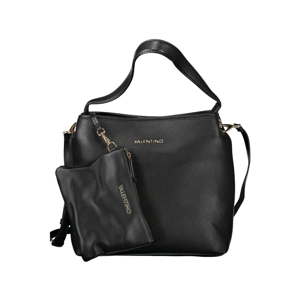 Mario Valentino Black Polyurethane Women's Bag Mario Valentino