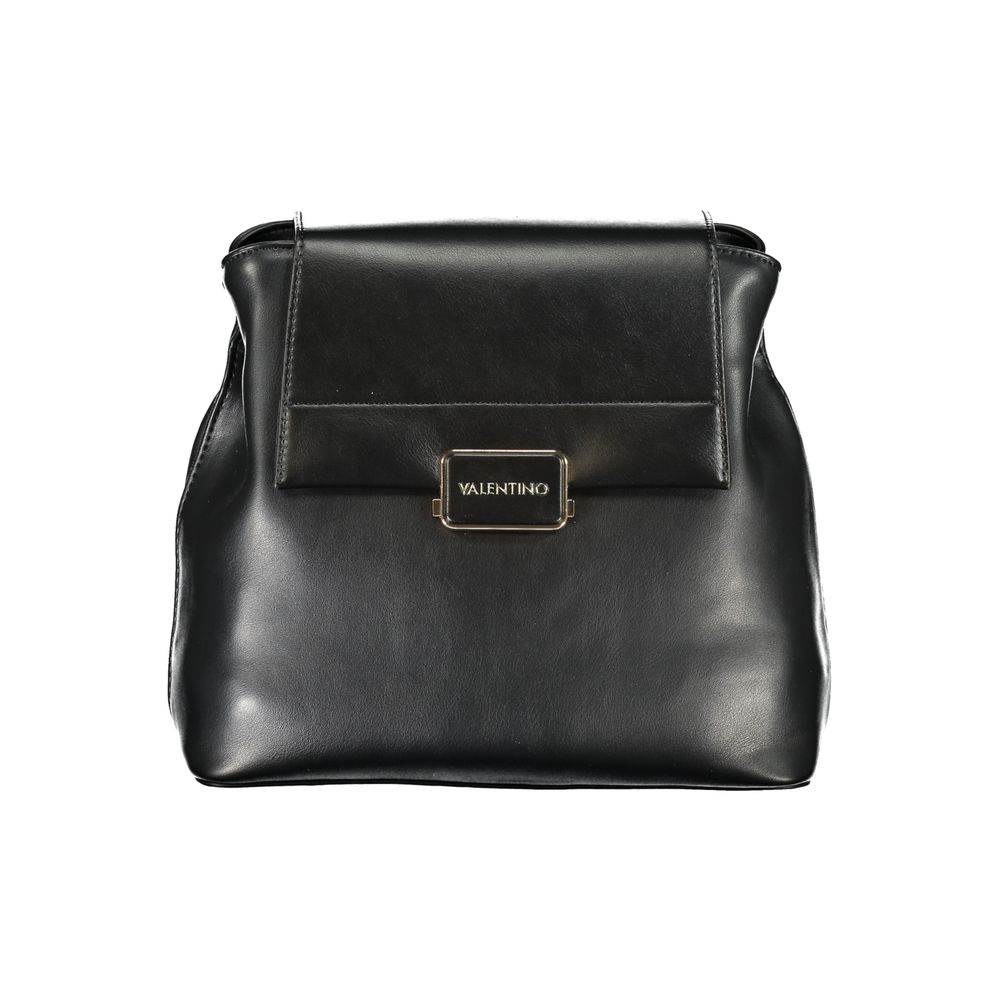 Mario Valentino Black Polyurethane Women's Backpack Mario Valentino