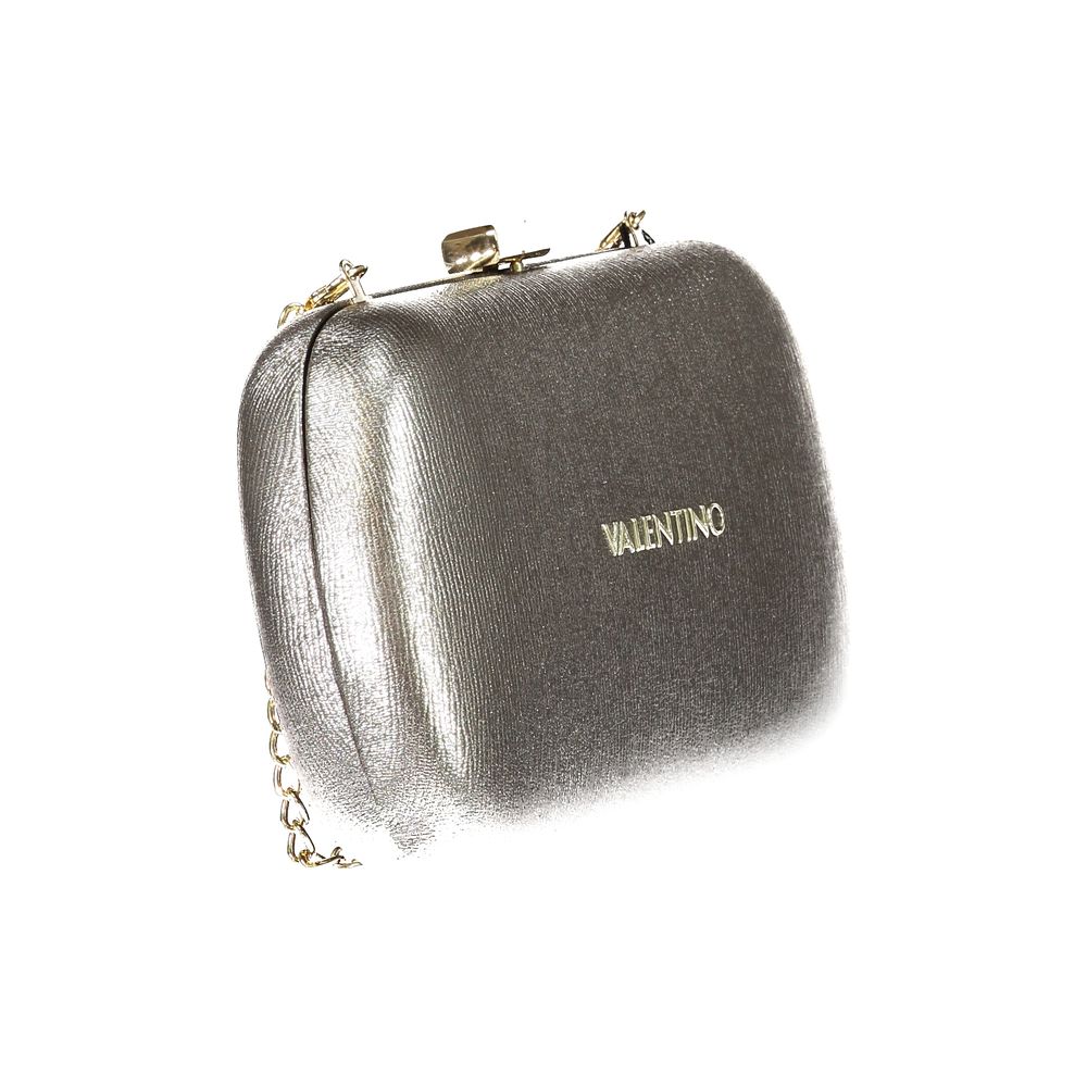 Mario Valentino Silver Polyurethane Women's Bag Mario Valentino