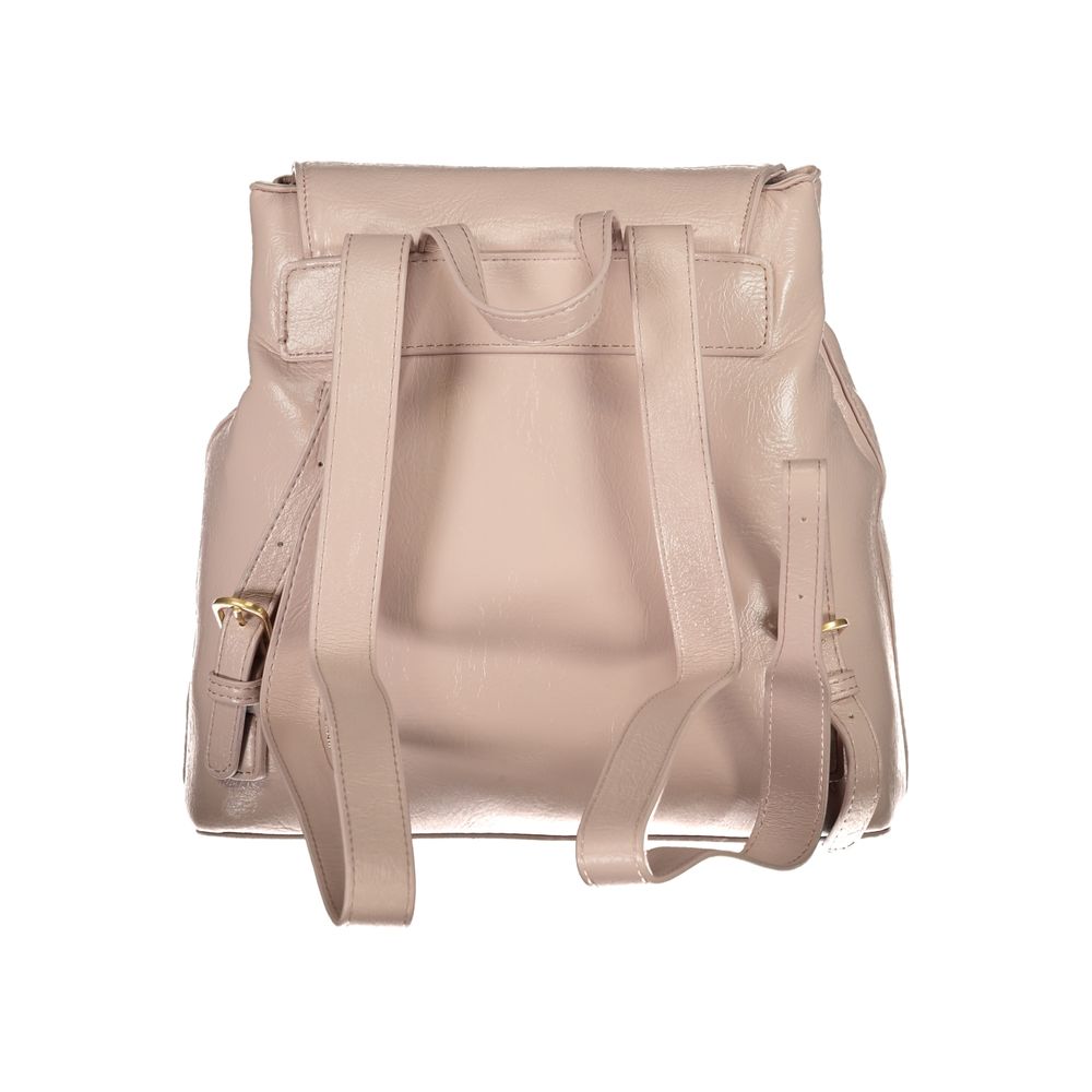 Mario Valentino Rosa Polyurethane Women's Backpack with Adjustable Straps Mario Valentino