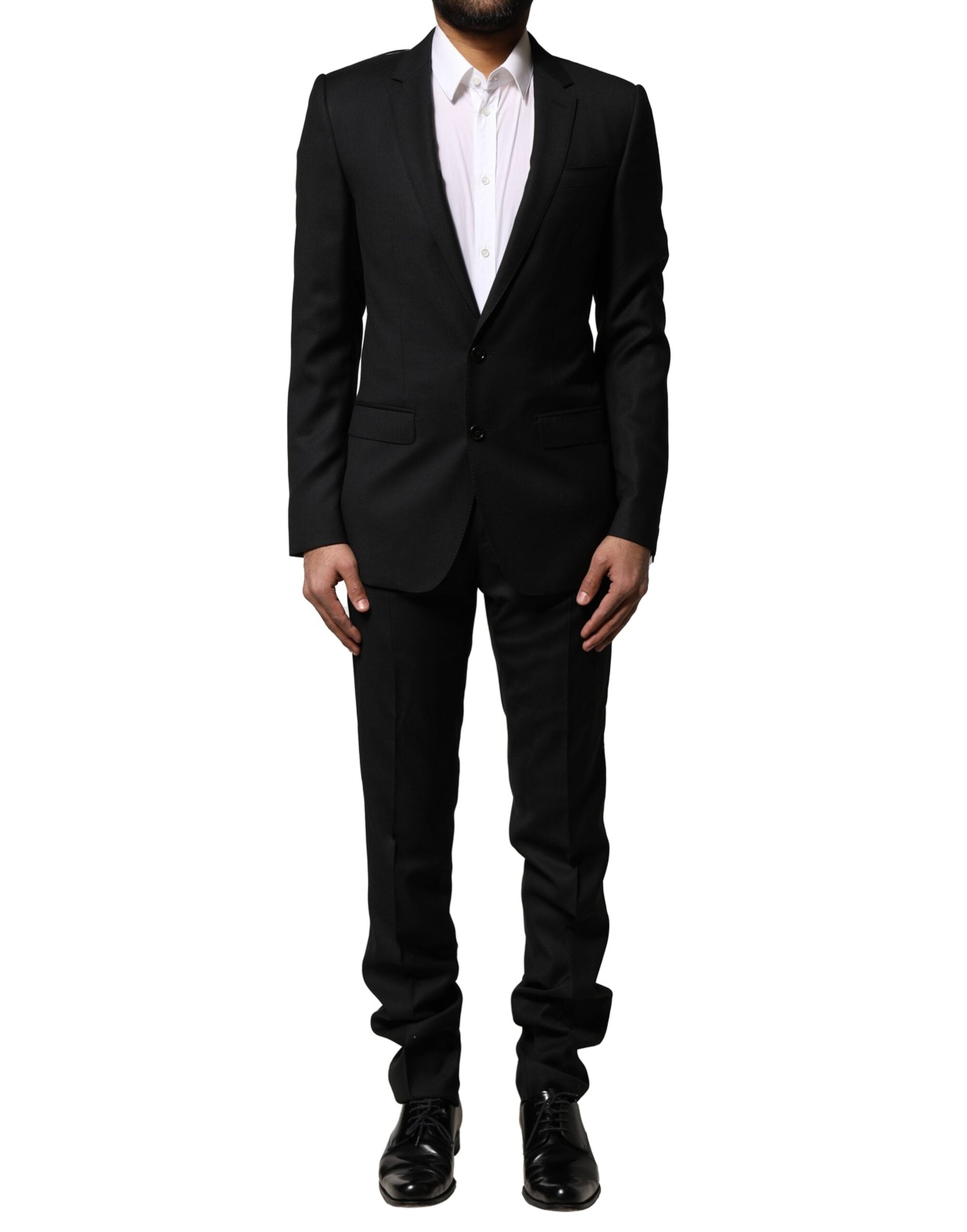 Dolce & Gabbana Blue MARTINI Wool Formal 2 Piece Suit Dolce & Gabbana