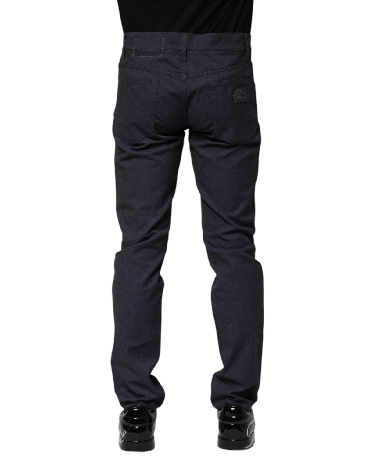 Dolce & Gabbana Dark Blue Cotton Skinny Denim Jeans