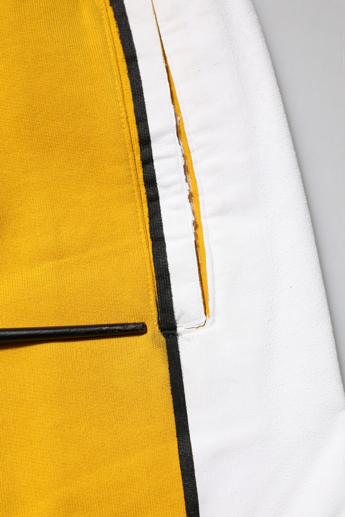 Dolce & Gabbana Yellow Cotton Drawstring Jogger Pants