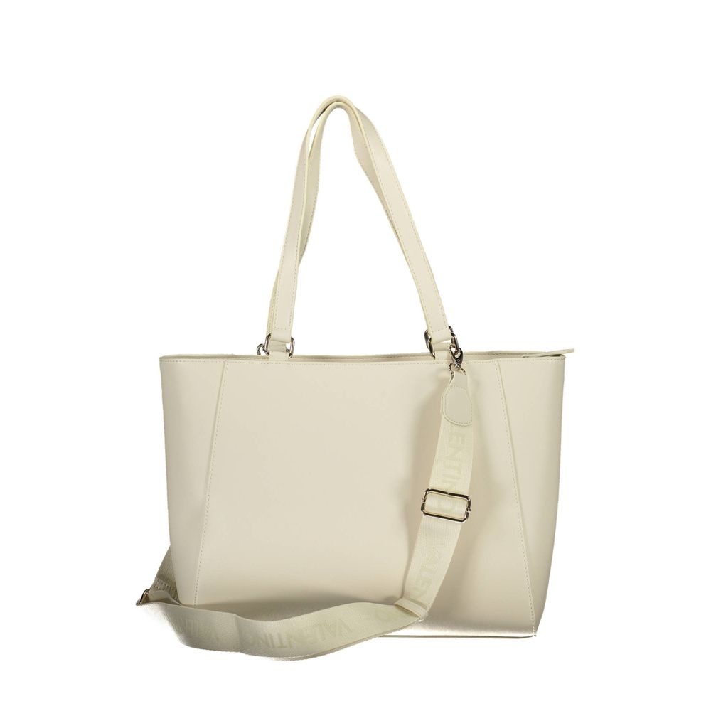 Valentino Beige Polyurethane Women's Bag with Adjustable Shoulder Strap Valentino