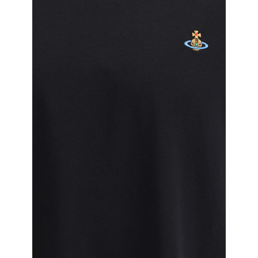 Vivienne Westwood Black Cotton T-Shirt Vivienne Westwood
