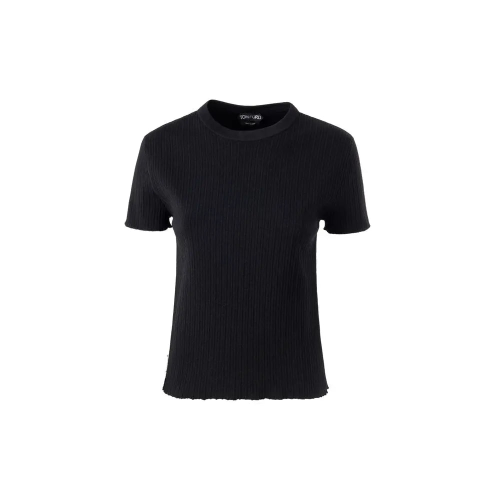 Tom Ford Black Silk T-Shirt Tom Ford