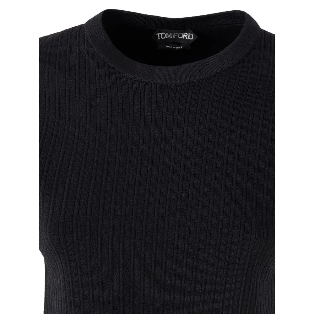 Tom Ford Black Silk T-Shirt Tom Ford