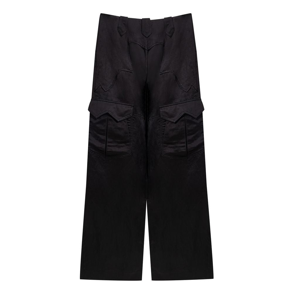 Tom Ford Black Viscose Cargo Pants Tom Ford