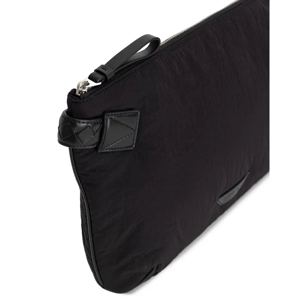 Bottega Veneta Black Nylon Clutch Bag Bottega Veneta