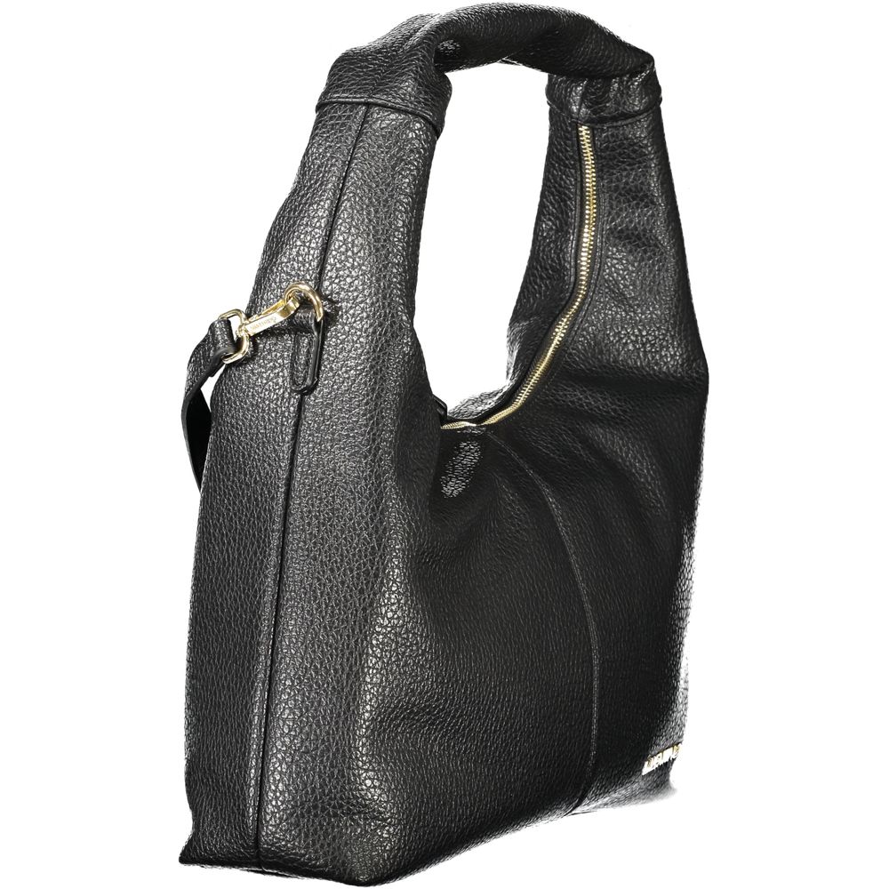 Mario Valentino Black Polyurethane Women's Bag Mario Valentino
