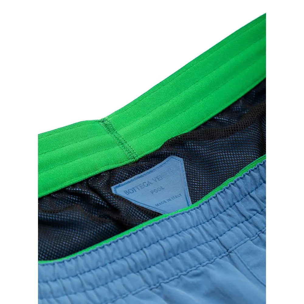 Bottega Veneta Blue Polyamide Swim Shorts Bottega Veneta