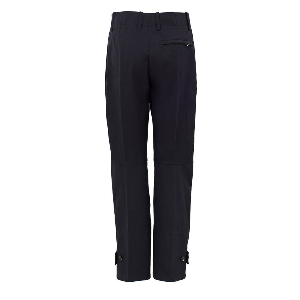 Bottega Veneta Navy Blue Cotton Casual Pants Bottega Veneta