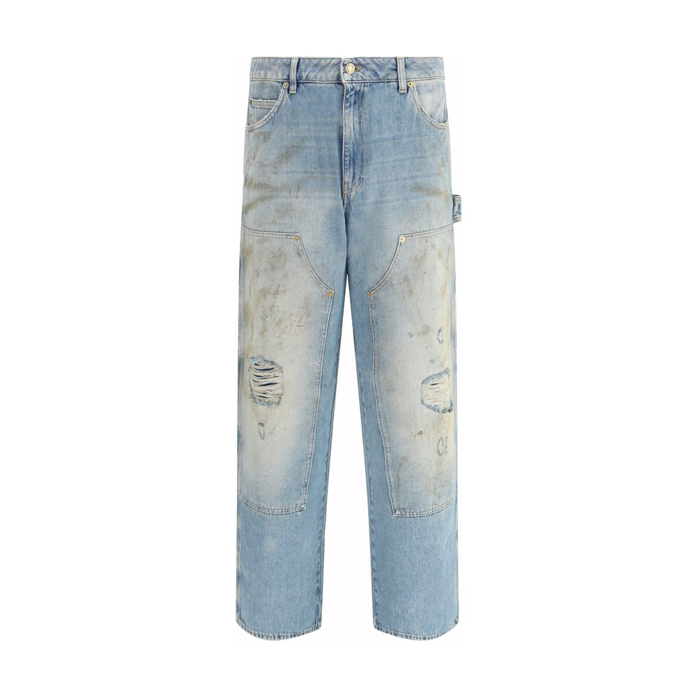 Golden Goose Blue Cotton Jeans Denim Golden Goose