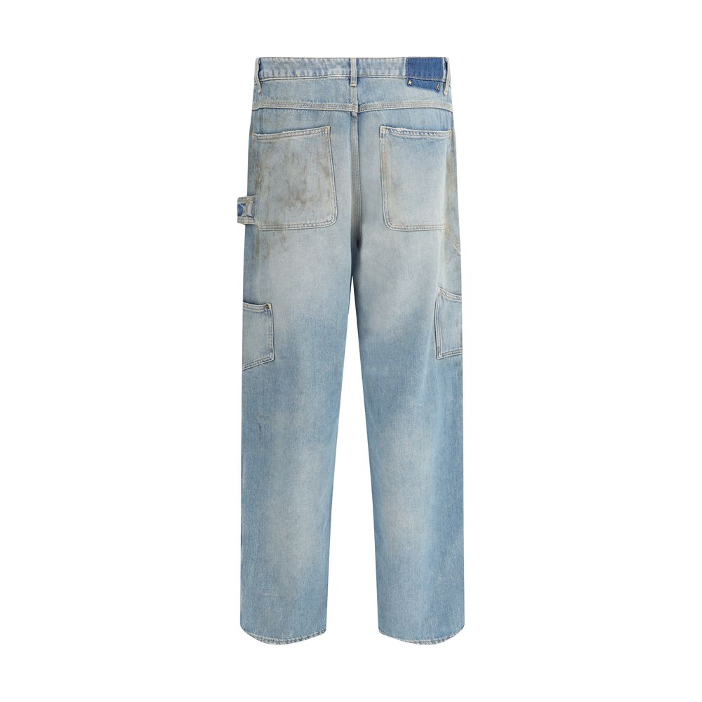 Golden Goose Blue Cotton Jeans Denim Golden Goose